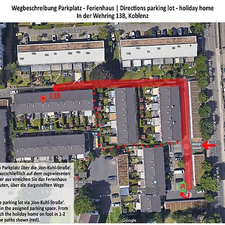Geraeumiges Ferienhaus In Koblenz Koblencja Zewnętrze zdjęcie